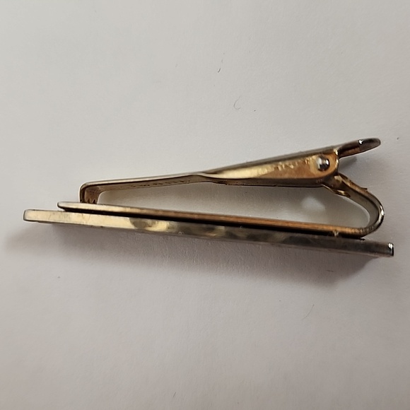 Elegant Vintage Faux Gold and Silver Tie Bar Clips 3 Pc Set - Picture 7 of 13
